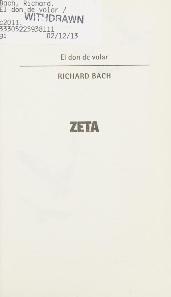 el_don_de_volar_9788498725780 El Don de Volar