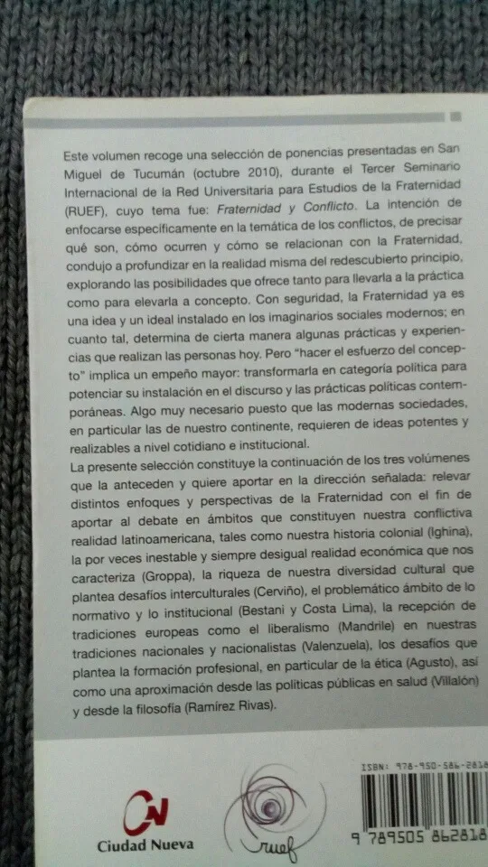 Fraternidad Y Conflicto Enfoques Debates Perspectivas Rivas