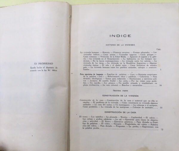 La Vivienda. Centro De Interés. L. M. Emmens