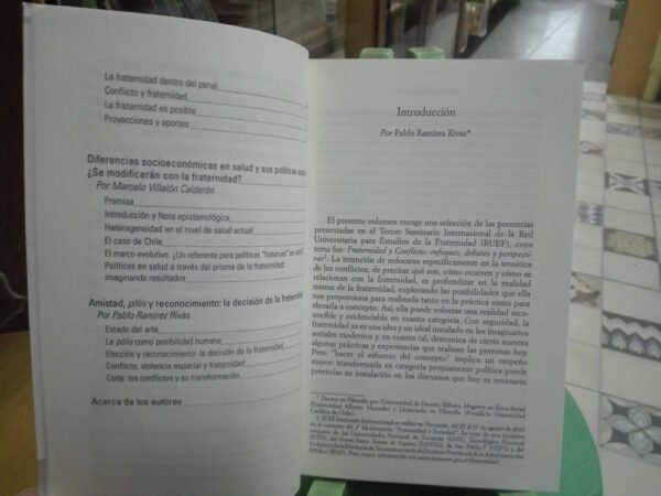 Fraternidad Y Conflicto Enfoques Debates Perspectivas Rivas