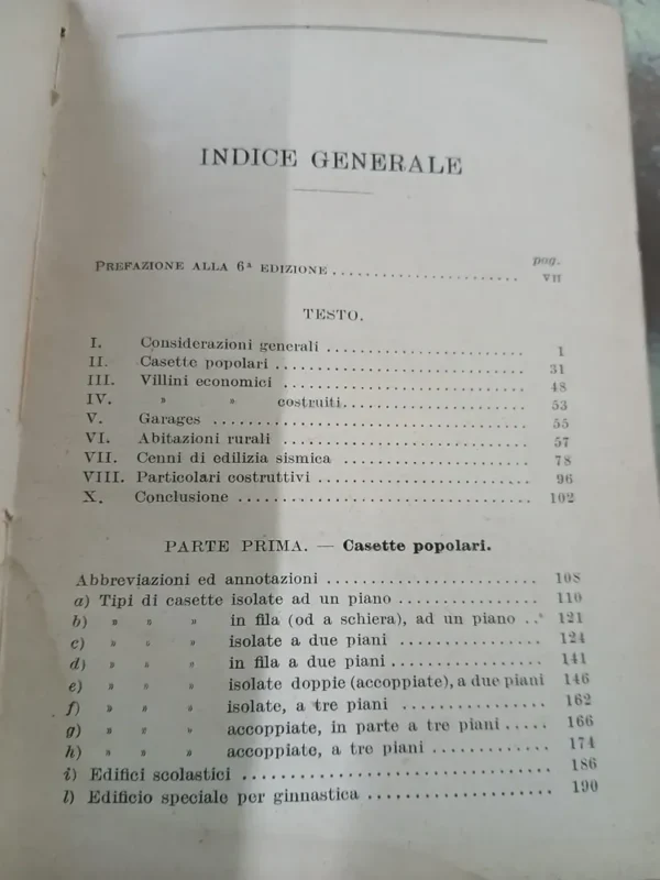 Casette Popolari, Villini Economici, Abitazioni Rurali