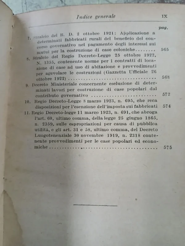 Casette Popolari, Villini Economici, Abitazioni Rurali