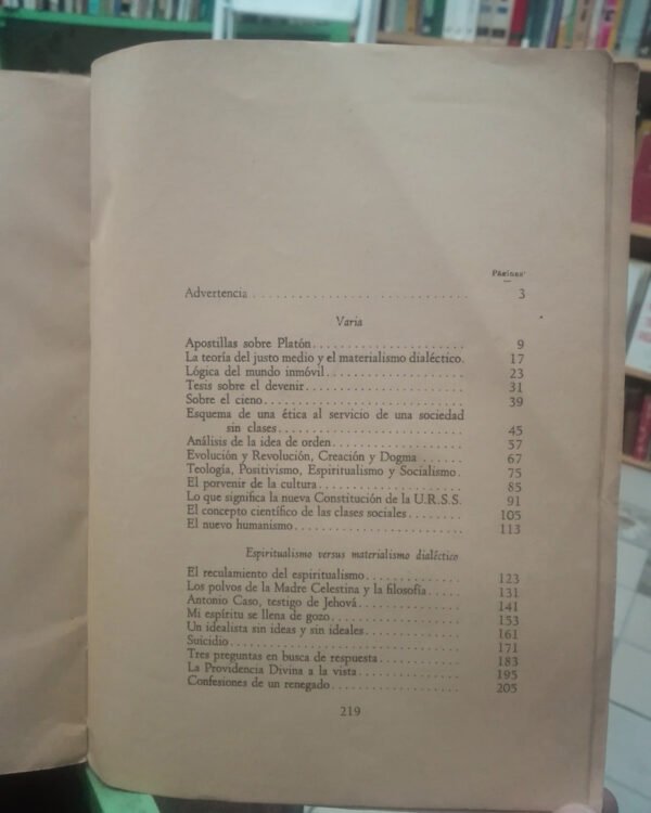 Escritos Filosóficos Vicente Lombardo Toledano - México 1936