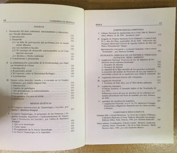 Cuadernos De Bioética Nro. 1