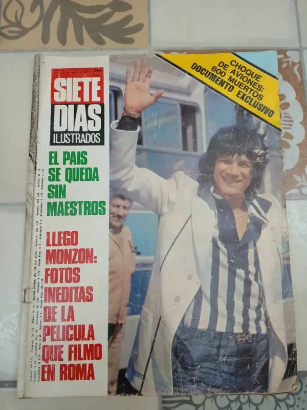 602599-MLA82607573939_022025 Revista Siete Días Ilustrados Nro 511 Año 1977 - Tapa Monzón