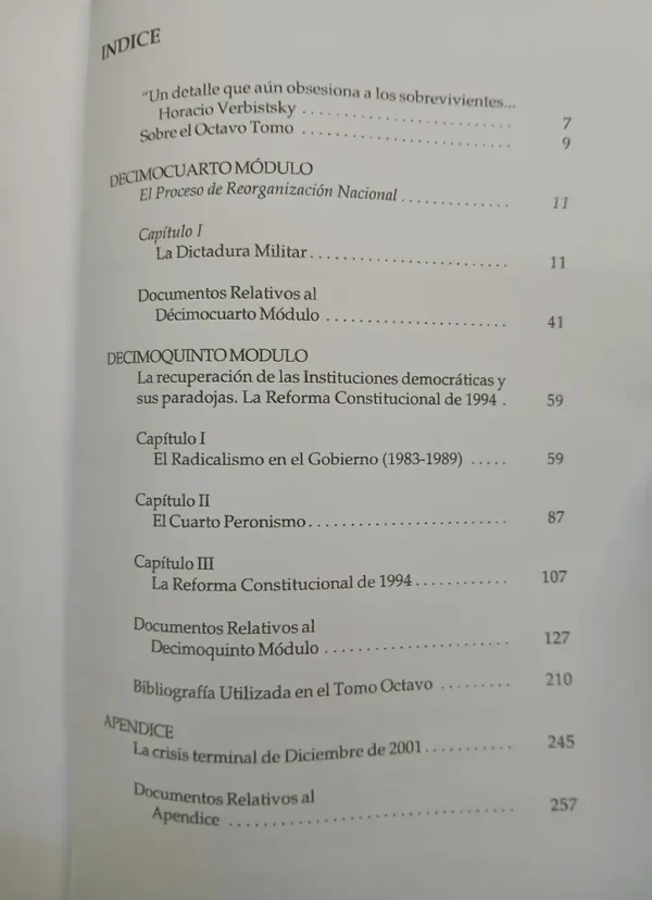 Historia Constitucional Argentina, Celso Lorenzo, Tomo Viii