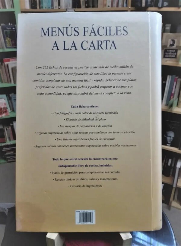 603580-MLA47499409664_092021 Menús Fáciles A La Carta - Joanne Holliman, (editora)