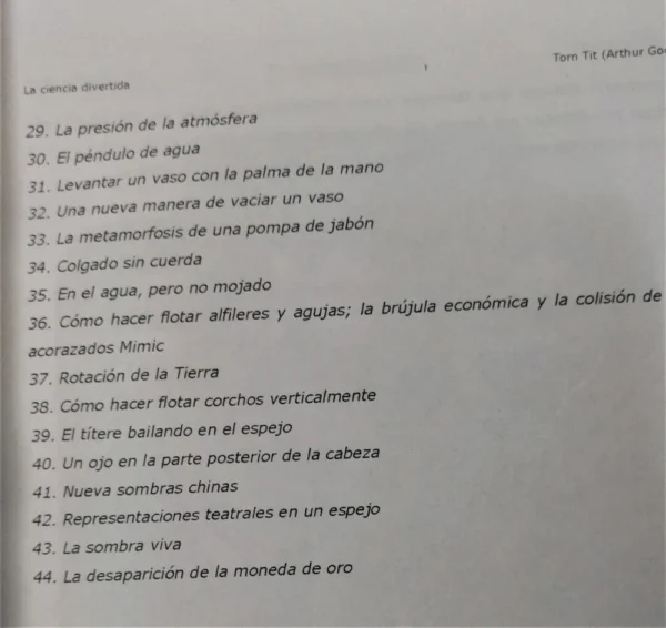 La Science Amusante - Tom Tit -