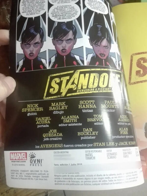 607034-MLA77992668380_082024 Nuevos Y Distintos Avengers Standoff 4 Pleasant Hill Parte 1