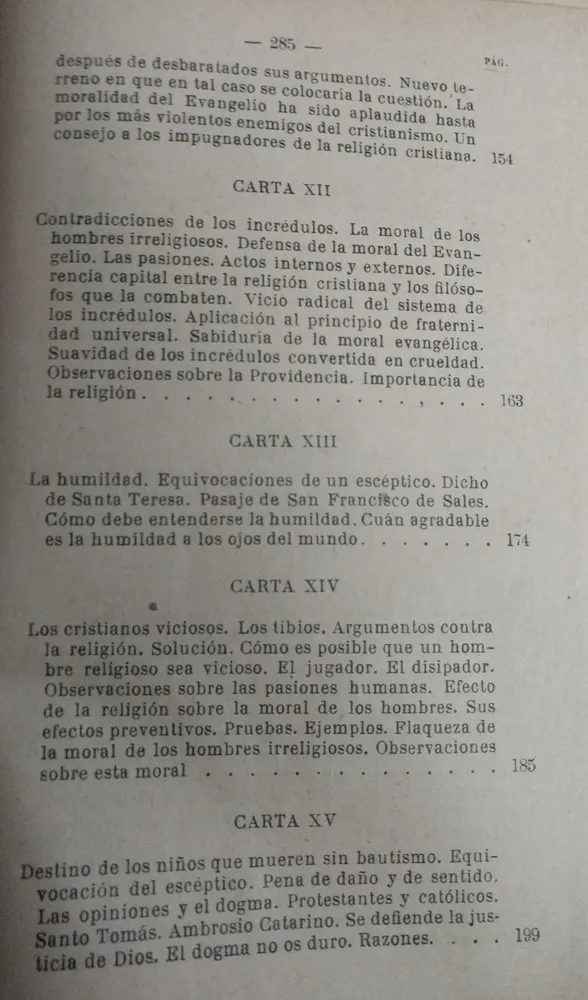 Balmes - Cartas A Un Escéptico -