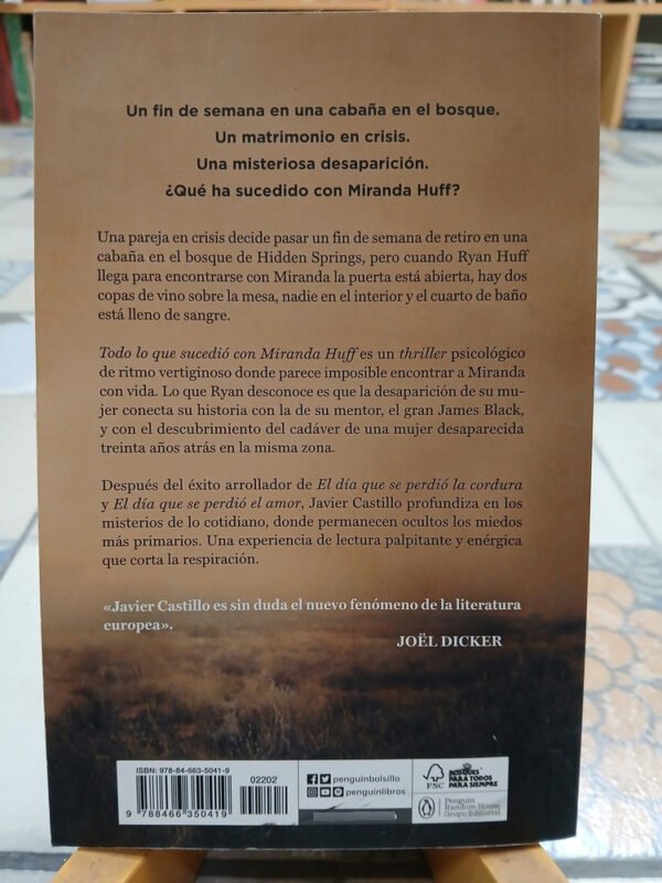 Todo Lo Que Sucedió Con Miranda Huff - Javier Castillo
