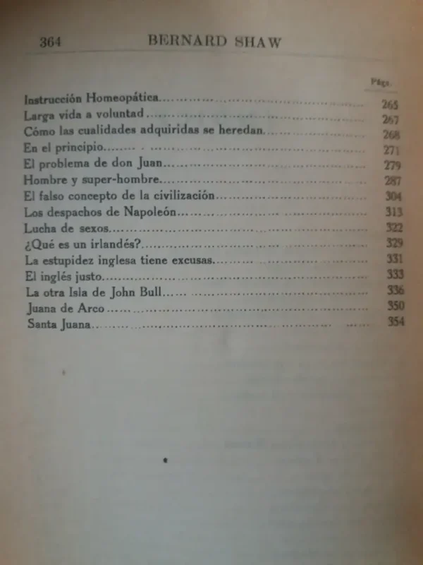 Bernard Shaw Sus Mejores Páginas -selecc. De Armando Donoso-
