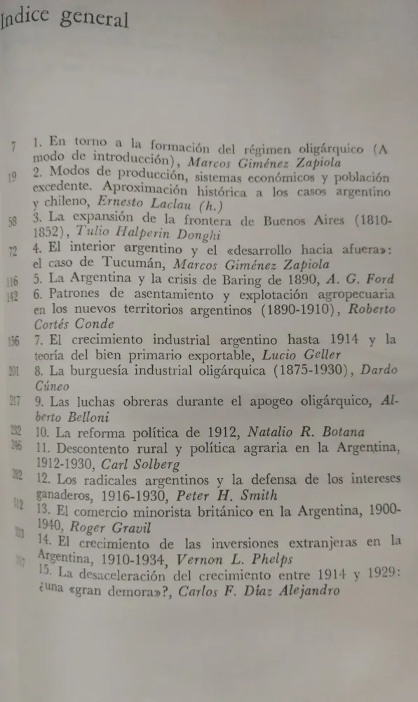El Régimen Oligárquico (hasta 1930) - Marcos Giménez Zapiola