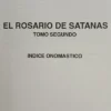 El Rosario De Satanas 1, 2, 3 Y Onomástico - H Nicolás Zinni