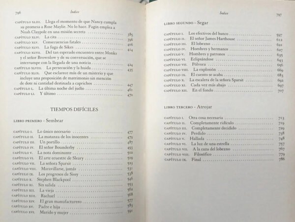 Dickens I - Novelas - Oliver Twist - Tiempos Difíciles