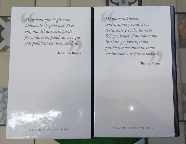 Schopenhauer - T. 1 Y 2 - Grandes Pensadores - Ed. Gredos