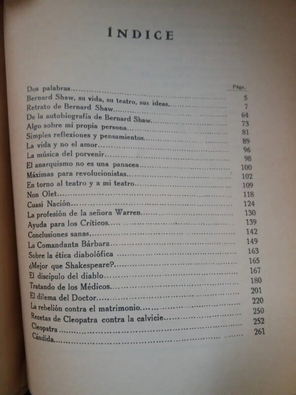 Bernard Shaw Sus Mejores Páginas -selecc. De Armando Donoso-