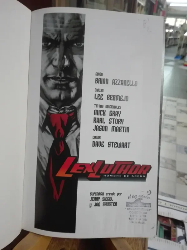 Lex Luthor Hombre De Acero Brian Azzarello Dc Planeta España