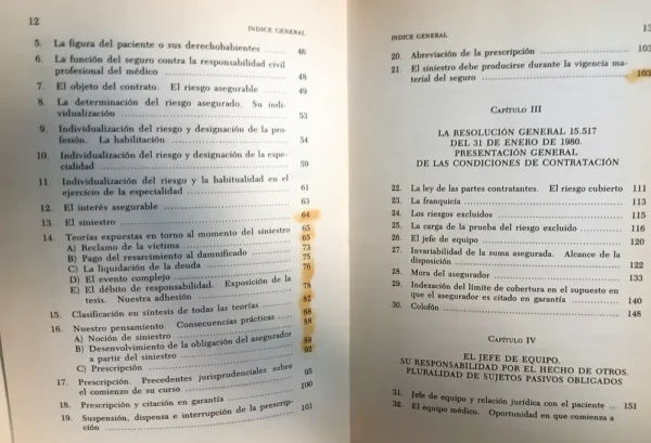 Seguros Y Responsabilidad Civil Del Médico - Trigo, Stiglitz