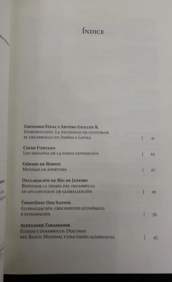 Repensar La Teoría De Desarrollo En Contexto D Globalización