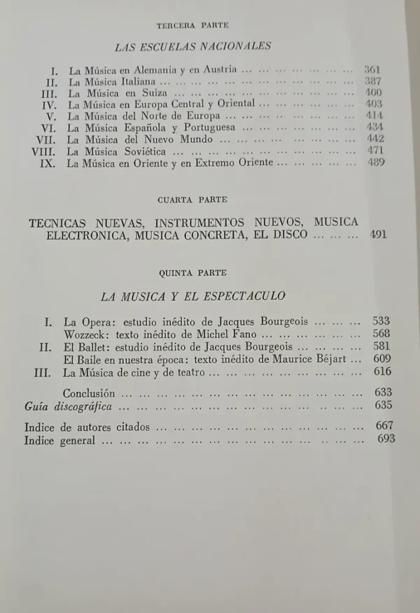 Panorama De La Música Contemporánea - Claude Samuel