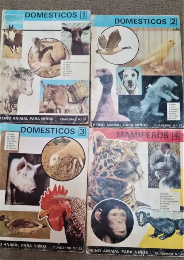 Reino Animal Para Niños - Lote 17 Números - 1969