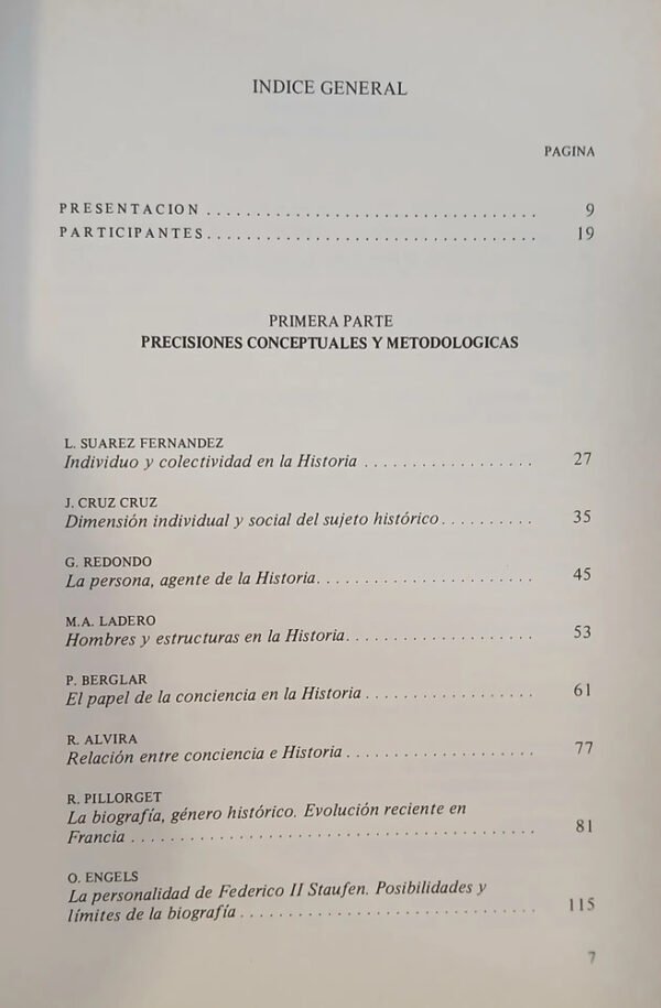 Las Individualidades En La Historia - Riu - Udina Y Otros