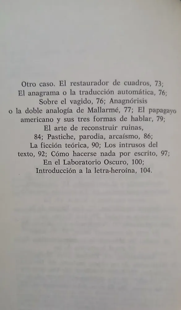 Ensayos O Pruebas Sobre Una Red Hermética. Héctor Libertella