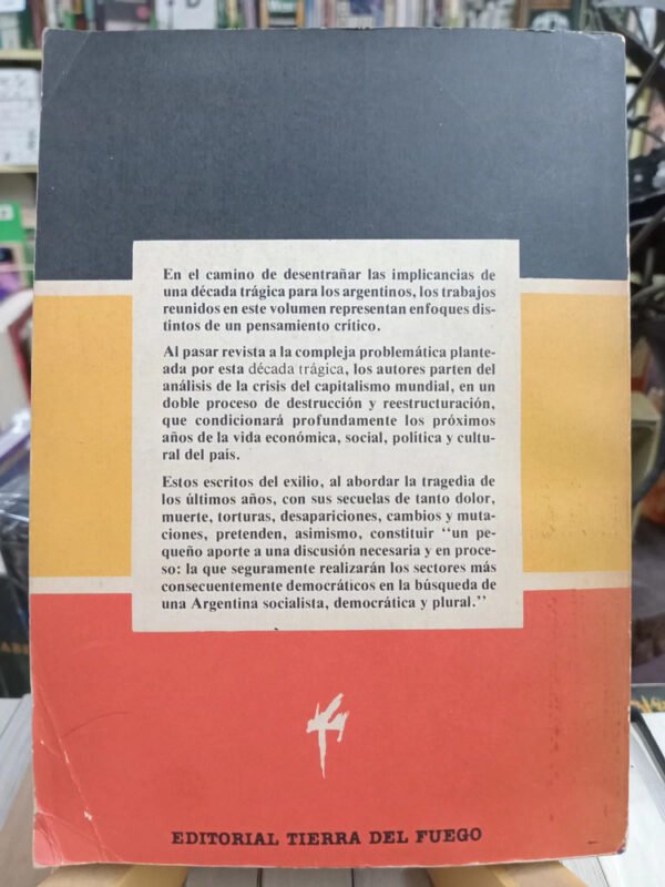 639104-MLA95633084976_102025 La Década Trágica 8 Ensayos Sobre La Crisis Argentina