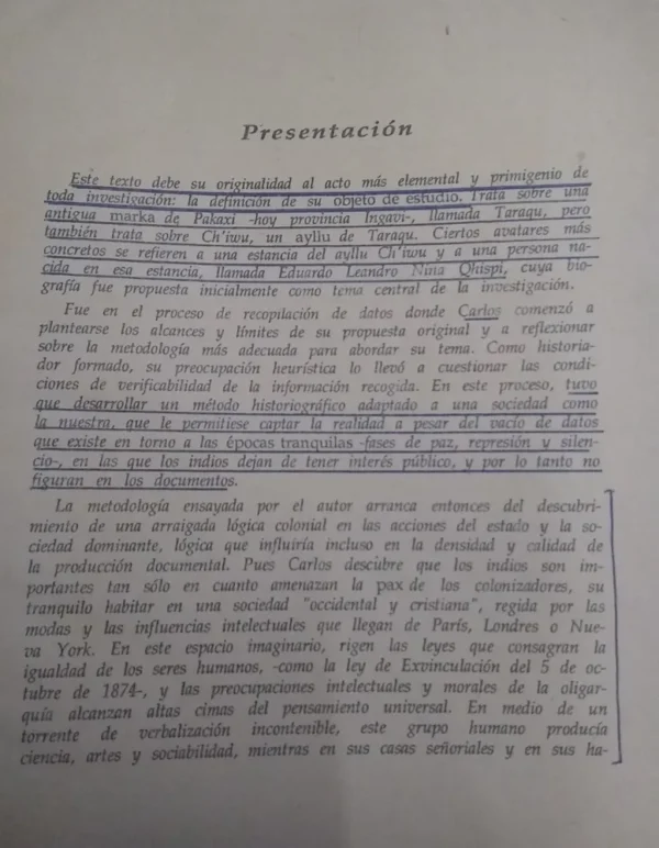 Taraqu 1866 - 1935 - Carlos Mamani Condori