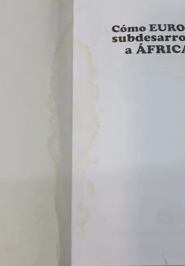 Como Europa Subdesarrolló África - Walter Rodney