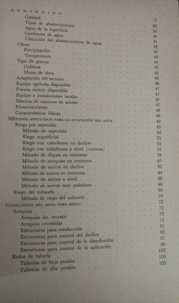 Planeamiento De Sistemas De Riego Para Granjas. Ed. Diana