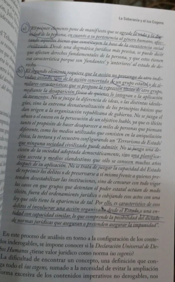 La Soberanía Y El Ius Cogens - Ricardo Terrile