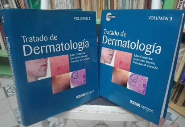 651589-MLA85928991871_062025 Tratado De Dermatología 2 Tomos + 1 Cd - Conejo Mir - Océano