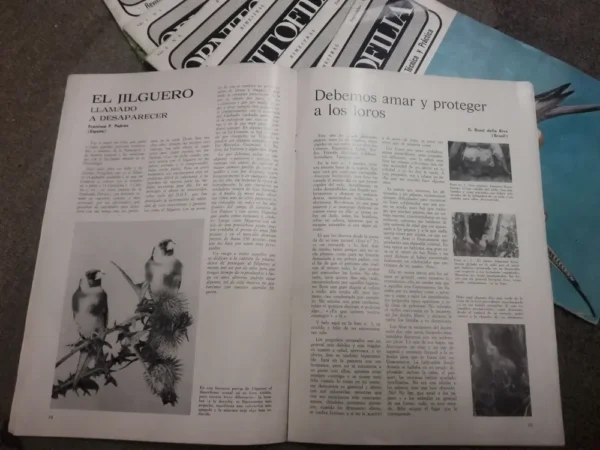 655311-MLA77928191531_072024 Pack 8 Números Revista Ornitofilia - Ornitología - 1970-1972