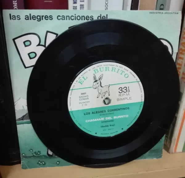Las Alegres Canciones Del Burrito - Cachamay - Vinilo Simple