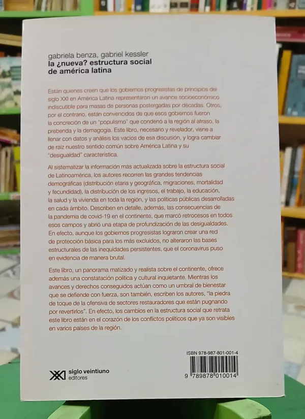 661141-MLA108178399948_032026 La Nueva Estructura Social De América Latina - Benza Kessler