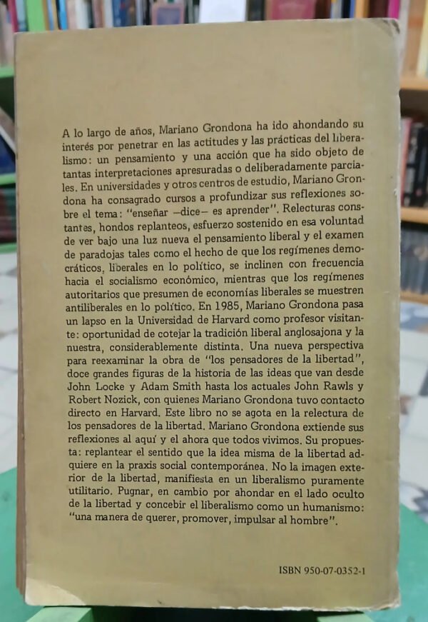 661225-MLA90746054691_082025 Los Pensadores De La Libertad Locke, Nozick Mariano Grondona