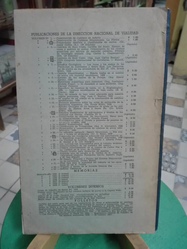 Publicaciones Técnicas # 34 Dirección Nacional Vialidad 1940
