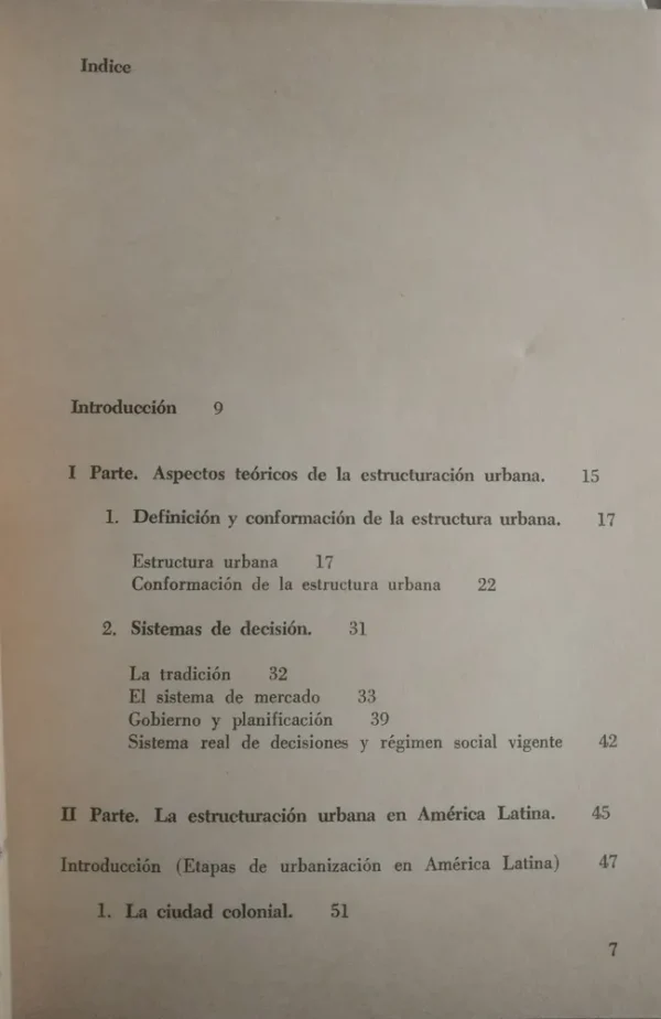 La Estructura Interna Ciudad. Caso Latinoamericano Yujnovsky