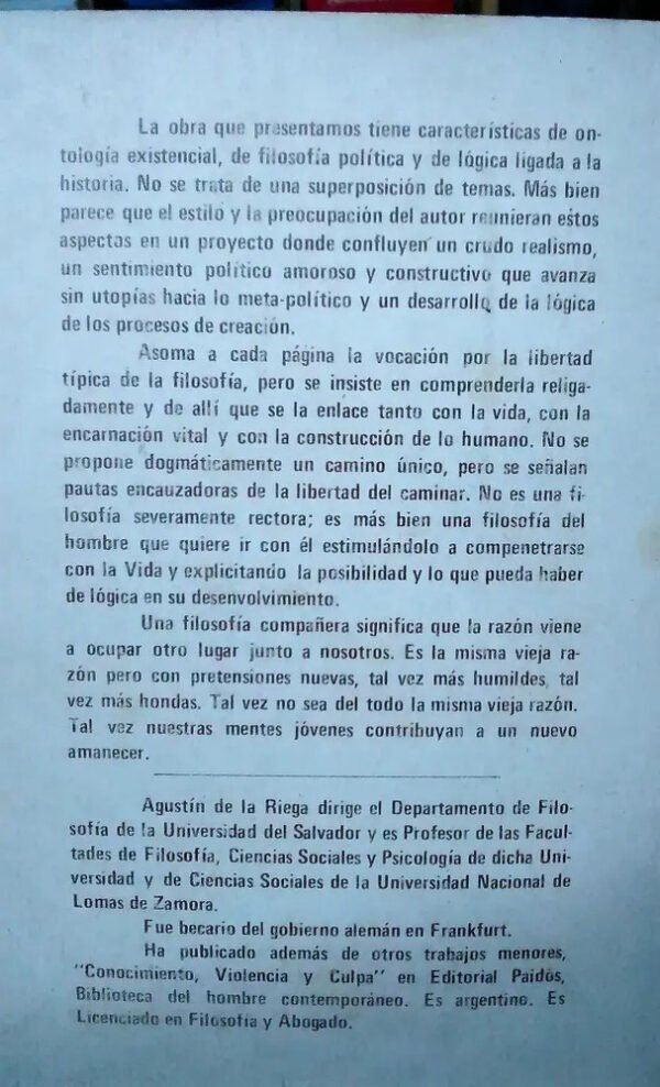 665942-MLA28343557856_102018 Razón Y Encarnación - De La Riega Agustín