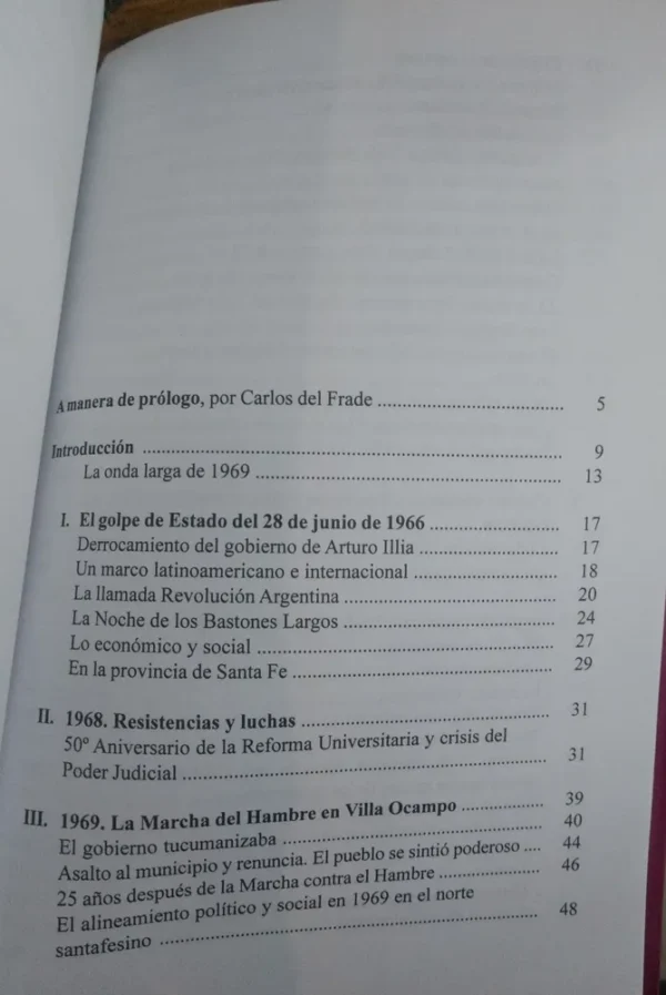 Los Rosariazos De 1969 De Mayo A Setiembre  González, Gigena
