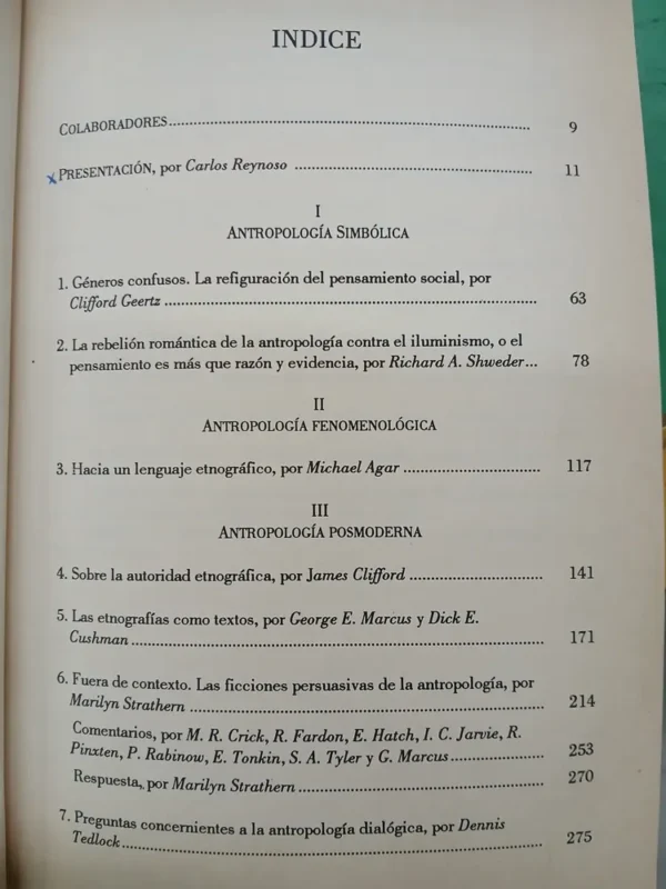 670546-MLA82427500332_022025 El Surgimiento De La Antropología Posmoderna-geertz,clifford