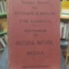 Memorandum De Historia Natural Médica - Pablo Lefert