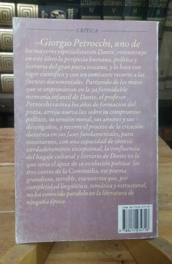 Dante Vida Y Obra - Giorgio Petrocchi - Ed Crítica Las Ideas