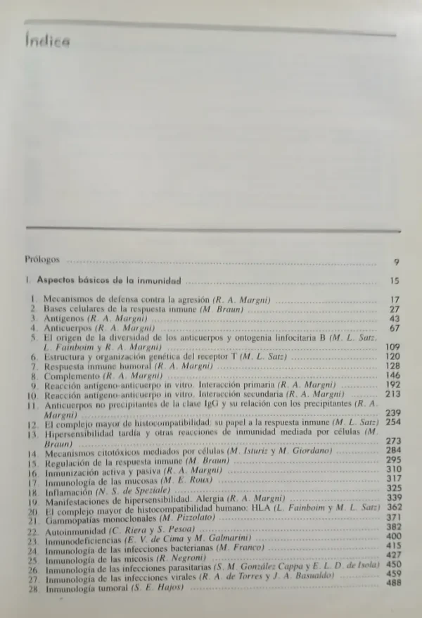 Inmunología E Inmunoquímica 4ta Edición - Ricardo A. Margni