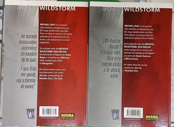 Deathblow, Archivos Wildstorm Vol 1 Y 2 - J. Lee - B. Choi