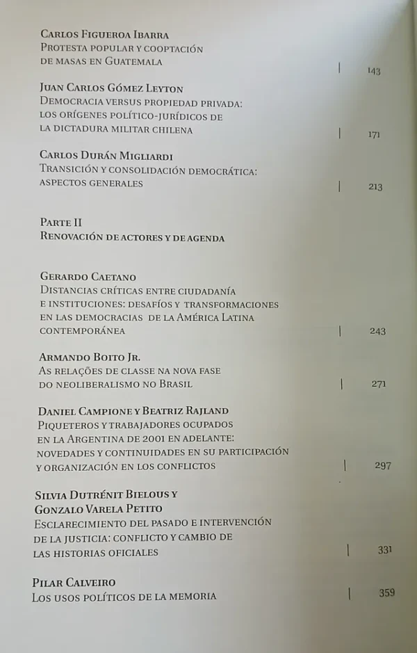 Sujetos Sociales Y Protestas En América Latina - Caeteano