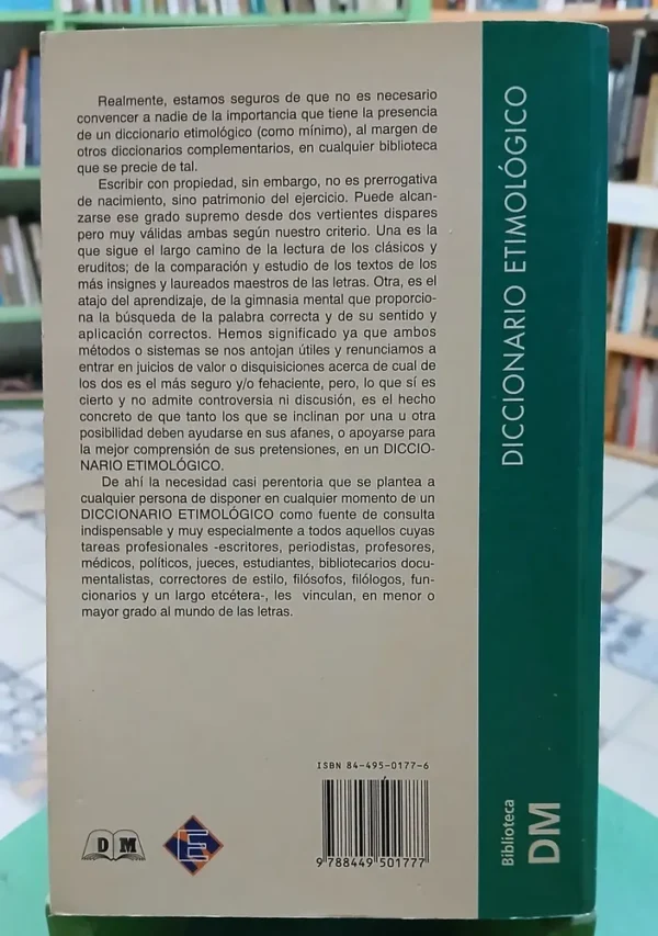 Diccionario Etimológico Lengua Castellana - Sergio Sandobal