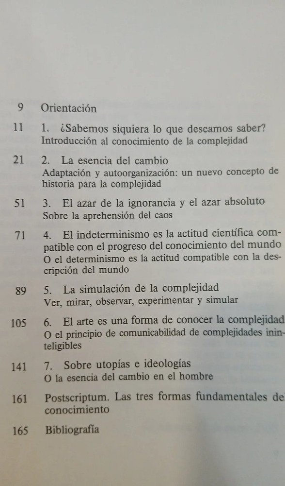 Ideas Sobre La Complejidad Del Mundo - Jorge Wagensberg